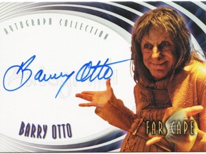 FarscapeThrough the Wormhole 2004 Auto Card A52 Barry Otto as Dr. Tumii