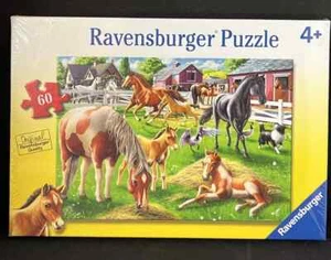 Ravensburger Happy Horses 60 pcs Jigsaw Puzzle 4+ - Picture 1 of 1