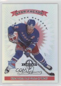 1997-98 Donruss Limited Star Factor Limited Exposure Brian Leetch #179 HOF