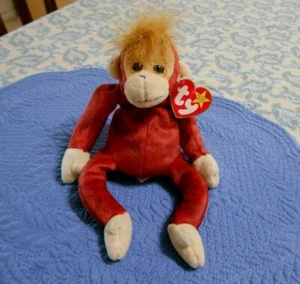 TY Beanie Baby SCHWEETHEART Orangutan Beanie Baby 1999 Great Condition! - Picture 1 of 10