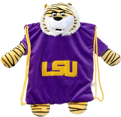LSU Tigers Backpack Pal [NEW] NCAA String Bag Backsack Back Sack School Cover
