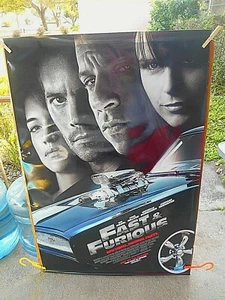 FAST & FURIOUS MOVIE 2009 DOUBLE SIDED ORIGINAL LOBBY WALL POSTER 27" X 40"  - Picture 1 of 5