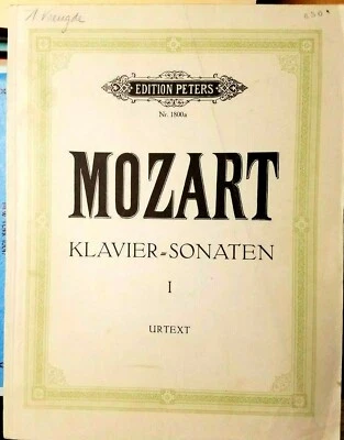 MOZART Klavier-Sonaten I 165 Pages Classical Music - Image 1 of 4