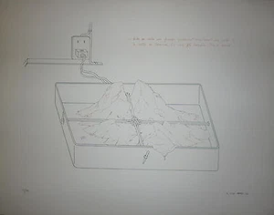 Titus-Carmel Gérard Radierung signiert und nummeriert 1970 Abstrakte Kunst Abstraktion - Bild 1 von 1