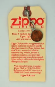 ZIPPO VINTAGE / CUSTODIA CENTRO VISITATORI SOUVENIR 1989 PORTACHIAVI PENNY - Foto 1 di 2