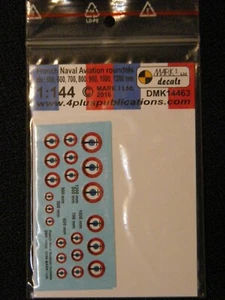 Mark 1 1/144 Scale French Naval Aviation Roundel Decals - Picture 1 of 1