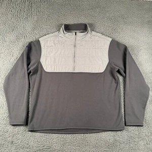 Peter Millar Crown Sport Hyperlight Merge Hybrid Half Zip Jacket Mens XL Gray - Picture 1 of 10
