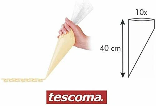 Tescoma 630467 Delicia Sac à Poche Monouso, Plastica, Trasparente, 40 (z8A) - Immagine 1 di 1