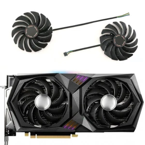 For MSI RX6600XT RX6700XT RTX3060 3060ti GAMING/X PLD10010B12HH Graphics Fan - Picture 1 of 9