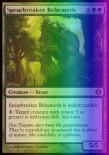 Magic the Gathering MTG Spearbreaker Behemoth (150) Shards of Alara   LP FOIL