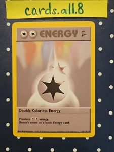 Pokémon TCG Double Colorless Energy Base Set 96/102 Regular 1st Edition Uncommon - Picture 1 of 2