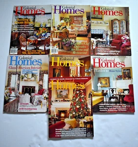 Colonial Homes Magazines 1997 Vintage Lot of 7 - Picture 1 of 24