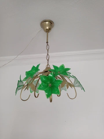 Murano Vintage Murano Hand Paint Chandelier Light Ceiling Fixture Lighting Lamp Cover