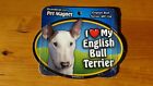 Scandical I Love My Dog Laminated Car Pet Magnet 4" x 6" English Bull Terrier