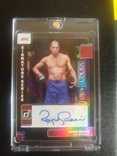 royce gracie 1 of 1  2023 panini donruss autograph
