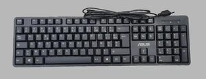 CLAVIER FRANÇAIS, AZERTY, POUR ASUS, NOIR, FILAIRE - Photo 1/5