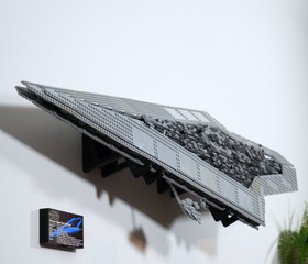 Wall mount for Lego 10221 UCS Super Star Destroyer Star Wars