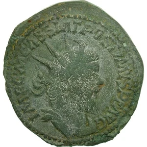 Monnaie, Postume, Double Sestertius, AD 261, Trèves ou Cologne, TB, Bronze - Imagen 1 de 2