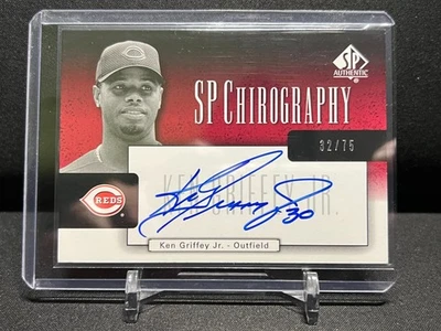 Ken Griffey Jr. 2004 SP Authentic Chirography Duo Tone Autograph Auto /75 CA-KG - Image 1 of 4