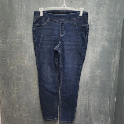 Denim Co Jeans 12 Blue Pull On Jegging Ankle Mid Rise Denim - Image 1 of 4
