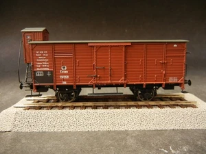 Brawa 48228 Gedeckter Güterwagen Gm Verbandsbauart K.P.E.V. mit Bremserhaus Ep.I - Bild 1 von 8
