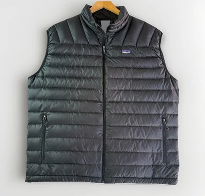 Patagonia Men’s Down Sweater Vest XL Black 84621 Insulated Puffer co logo $229 - Image 1 of 4