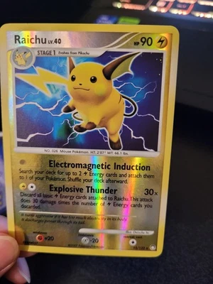 LP Raichu LV.40 15/123 Mysterious Treasures Reverse Holo - Image 1 of 2