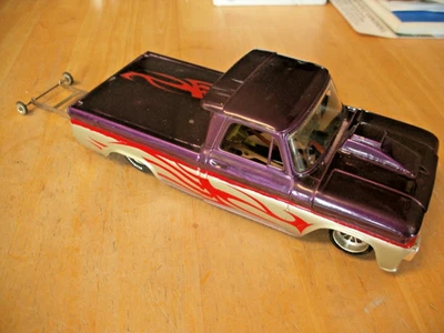 Parma Edge slot car 1/24 Chevy Pickup drag racing set-up complete good shape - Image 1 of 4