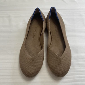 Rothy’s The Flat Portobello hellbraun neutral gewebte Ballerinas Größe 6,5 6 1/2 - Bild 1 von 8