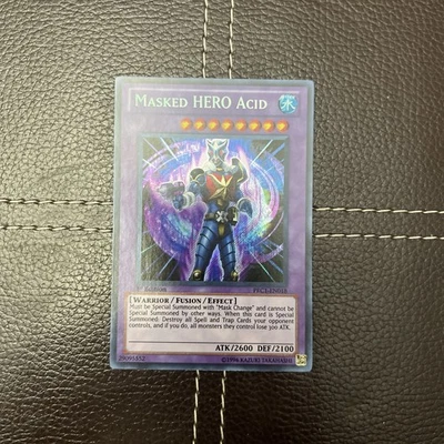 Yu-Gi-Oh! Masked HERO Acid - PRC1-EN018 - 1st Edition - NM Secret Rare (2012) - Image 1 of 4
