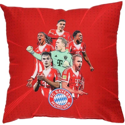 FC Bayern München Kissen Spieler 2025/2026 Player rot FC Bayern Fanartikel Shop