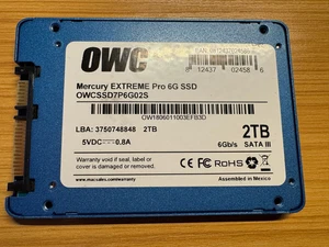 OWC Mercury Electra 2TB 6G 2.5"/7mm Sata 6.0GB/S Internal Solid-State Drive - Afbeelding 1 van 2