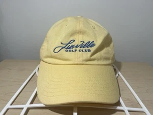 Linville Golf Club Imperial Baseball Cap Yellow Strap Back Hat Cotton Dad Curved - Picture 1 of 8