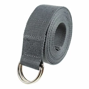125 Inch/10.5 Feet/3.2M Fitness Exercise Yoga Strap Durable Cotton Metal D-Ring - Picture 1 of 23