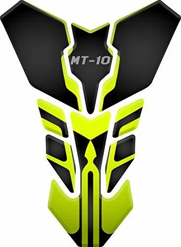 TANKPAD PARASERBATOIO COMPATIBILE CON MOTO Yamaha MT-10 (Nero/Giallo Fluo)