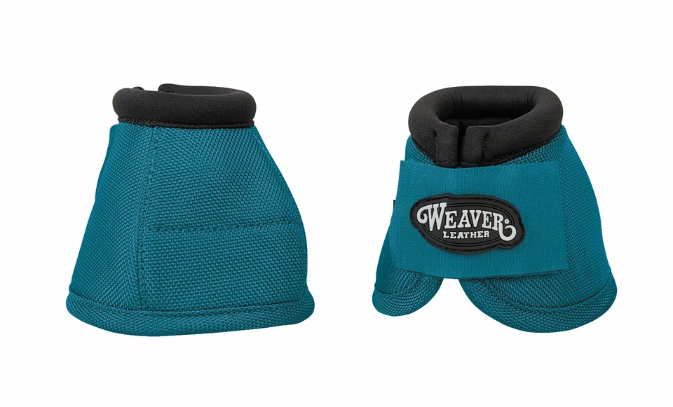 Weaver Ballistic No-Turn Bell Boots, Pair 35-4276, Medium, Turquoise-S8 - Image 1 of 1