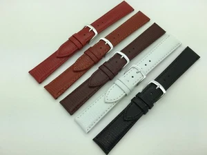 16mm 18mm 20mm MS725 Hadley Roma Java Lizard Grain Genuine Leather Watch Band - Picture 1 of 22