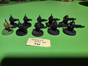 AAA Space ORKS 10x Gretchins Vintage Old PP{ Warhammer 40K Grots primed used - Picture 1 of 2