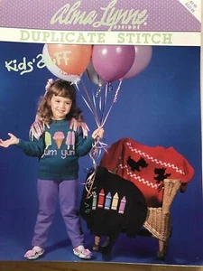 Cross Stitch Pattern Booklet: Kid's Stuff (Alma Lynne Duplicate Stitch) - Picture 1 of 1
