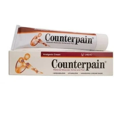 Counterpain 60 g * 2 piezas rojo cálido alivio dolor muscular masaje bálsamo analgésico Foto 1 de 3