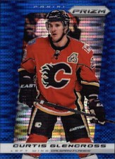 2013-14 Panini Prizm Prizms Blue Pulsar #118 Curtis Glencross