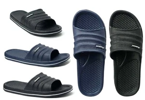 New Men's Sandals Sport Slide for Gym Pool Beach Shower Comfort--06M - Picture 1 of 13