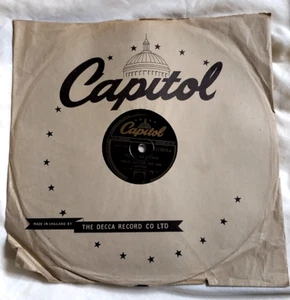 NELLIE LUTCHER Hurry On Down / Fine Brown Frame UK Capitol 78 jazz piano record - Picture 1 of 3