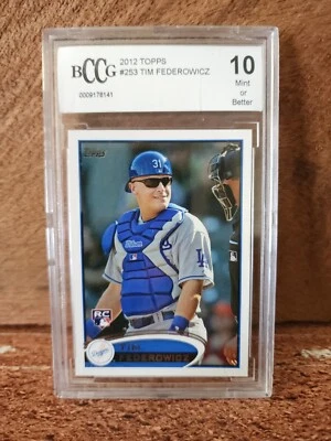 2012 Topps Baseball *Rookie* #253 TIM FEDEROWICZ 🔥 BCCG GRADED 10  - Image 1 of 2