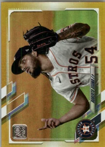 2021 Topps Baseball "Gold Foil" Parallel Cards - Picture 1 of 89