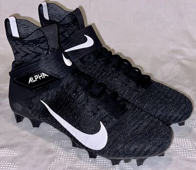 Chuteiras de futebol Nike Alpha Menace Elite 2 Flyknit TD pretas masculinas largas 11 12 13 15 - Imagem 1 de 4