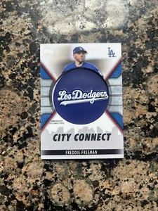 2023 Topps Series 1 Freddie Freeman City Connect Cap Patch Relic #CC-FF Dodgers - Picture 1 of 2