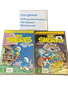 The Smurfs Box Set 1 & Volume 6 DVD’S Region 4 Brand New Sealed ORIGINAL SERIES - Picture 1 of 6