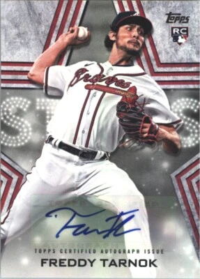 2023 Topps Baseball Stars Autographs Freddy Tarnok RC Auto Atlanta Braves - Image 1 of 2