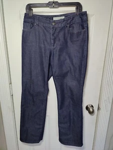 Chico's Platinum Denim Ultimate Fit Boot Leg Dark Wash Jeans 1 Short 31x29 - Imagen 1 de 5